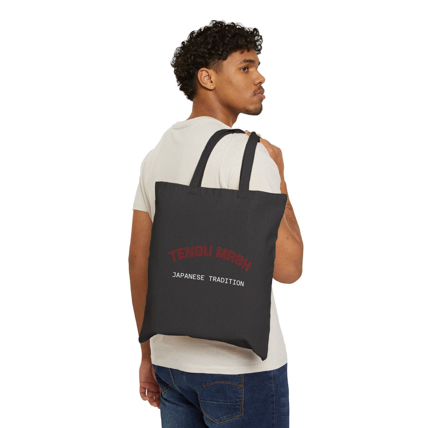 Japanese Kitsune Mask Tote Bag