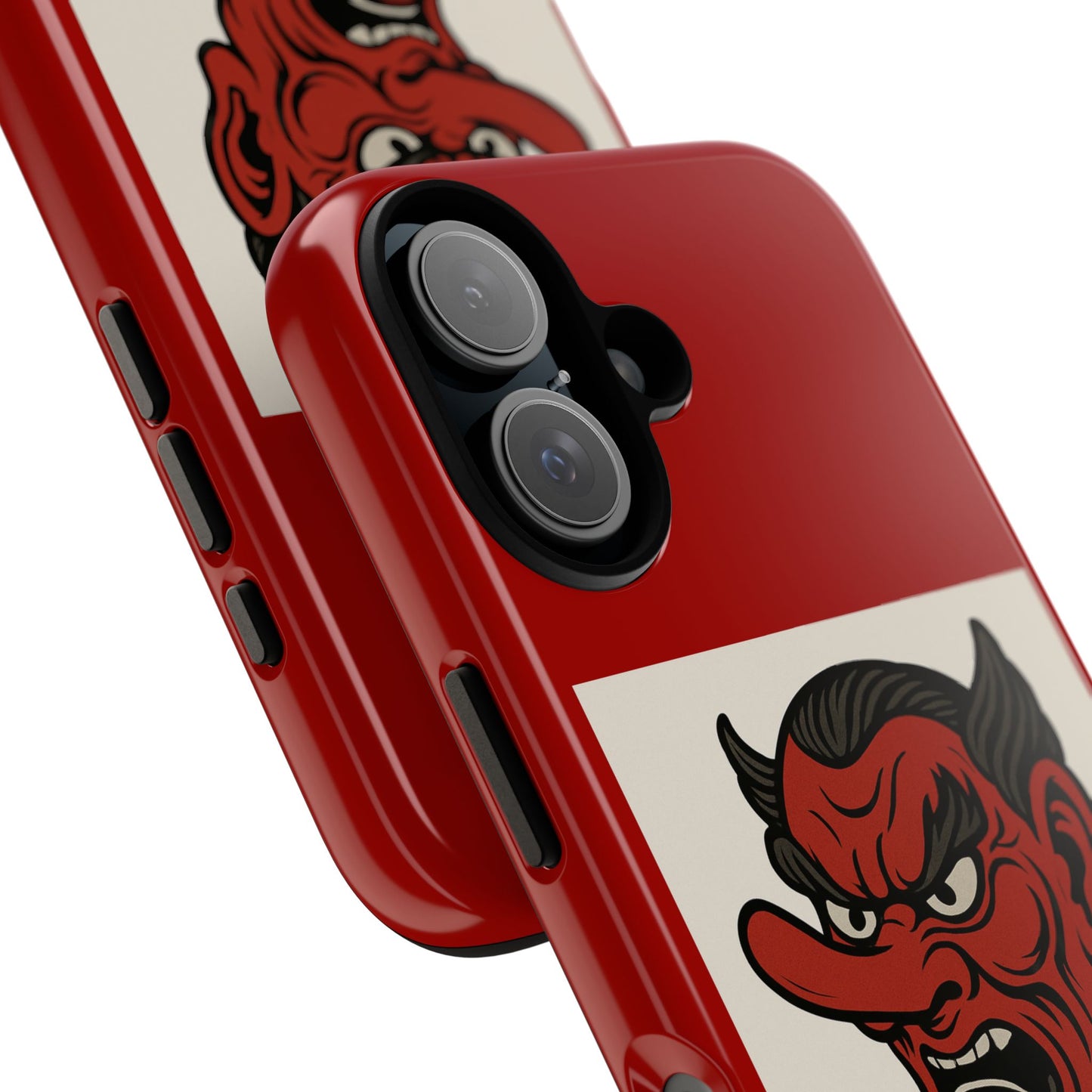 Red Tengu Mask Phone Case – Japanese Yokai Folklore Design