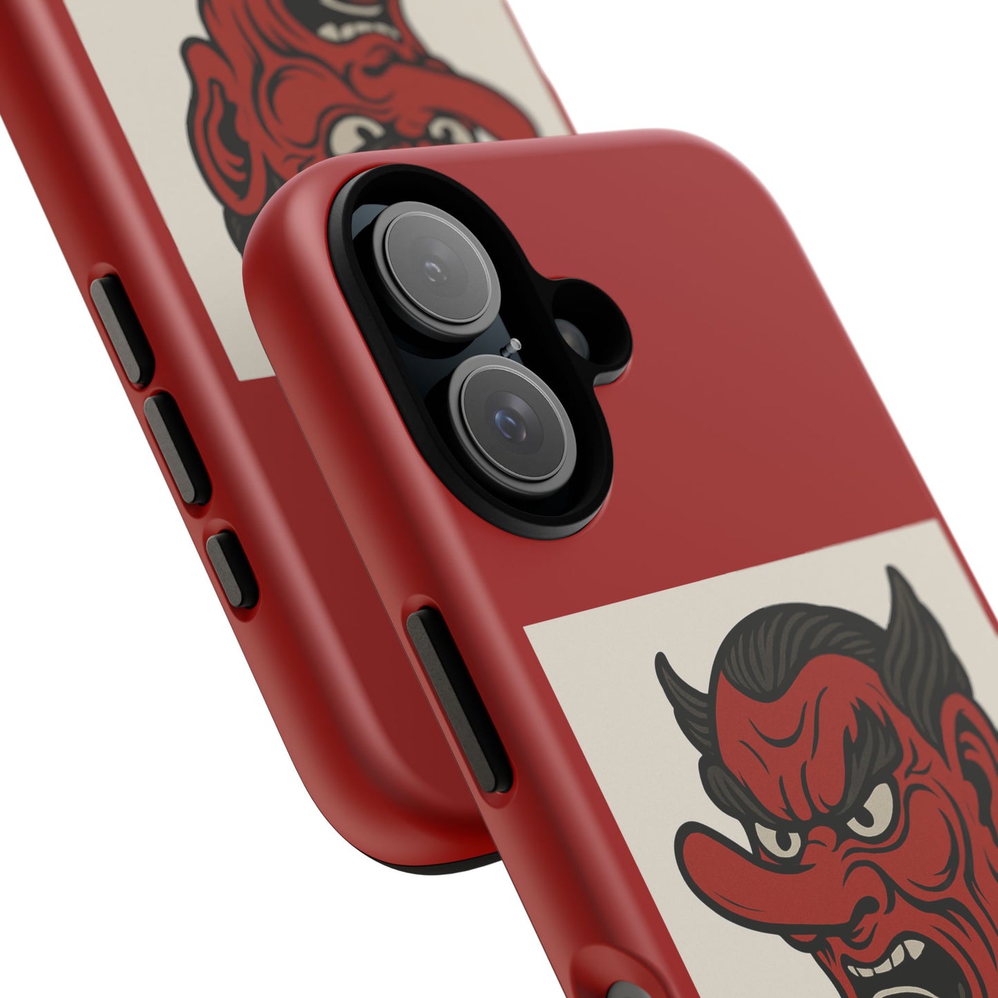 Red Tengu Mask Phone Case – Japanese Yokai Folklore Design