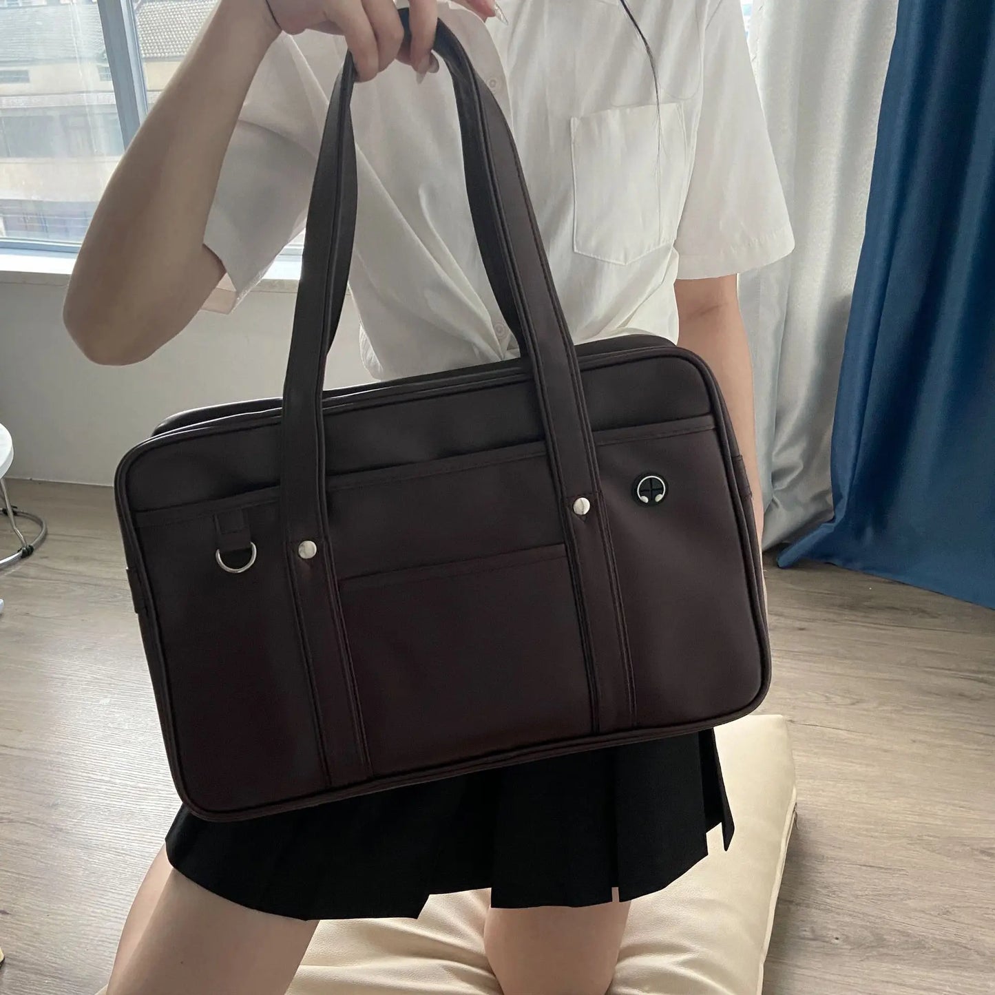 KIZU | Classic JK School Bag – Tokyo Noir Edition