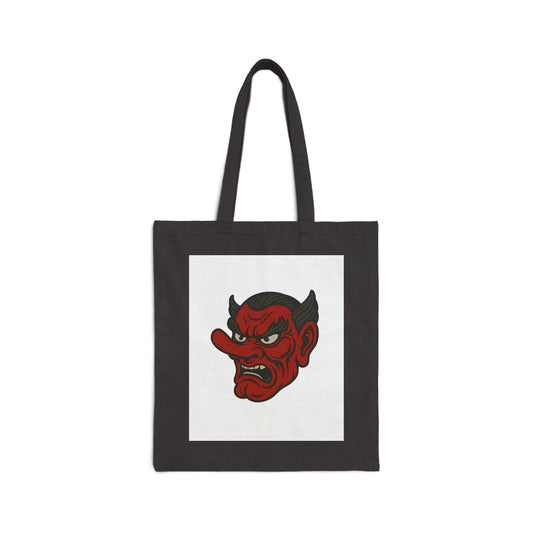 Japanese Kitsune Mask Tote Bag