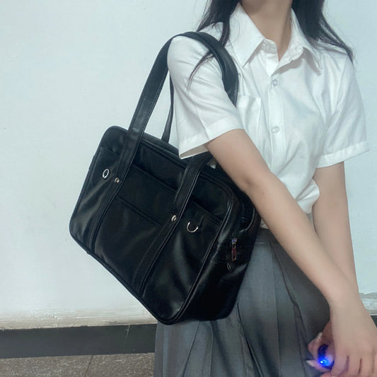 KIZU | Classic JK School Bag – Tokyo Noir Edition